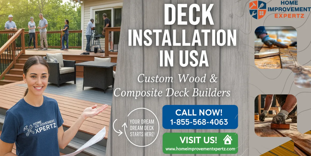 Deck Installation in USA | Custom Wood & Composite Deck Builders